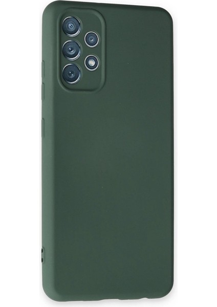 A13 4g Kılıf Nano Içi Kadife Silikon - Koyu Yeşil fiyatları