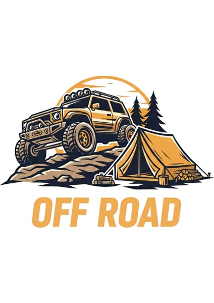 Makiteks Siyah Pamuklu Unisex Cepli Kapüşonlu Rahat Kesim Off Road Baskılı Sweatshirt fiyatları