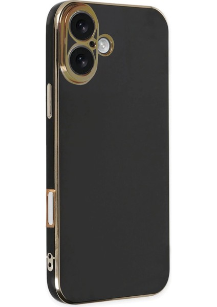 Newface Iphone 16 Kılıf Volet Silikon - Siyah