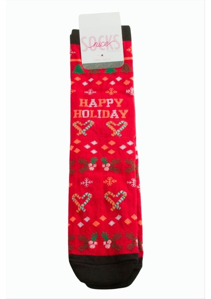 Kalp Yılbaşı Penye Çorap fiyatları