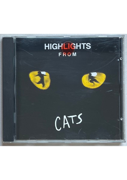 Andrew Lloyd Webber Highlights From Cats CD (Orijinal 1989 Dönem Baskı Cd)