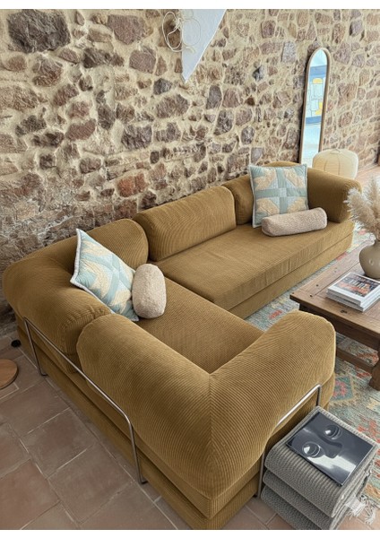300X200 Teddy Serisi Köşe Kapali| Uzanma Modüler Koltuk | Yıkanabilir Corduroy Kumaş | Çok Fonksiyonlu Yer Yatağıyeny Fitilli modelleri
