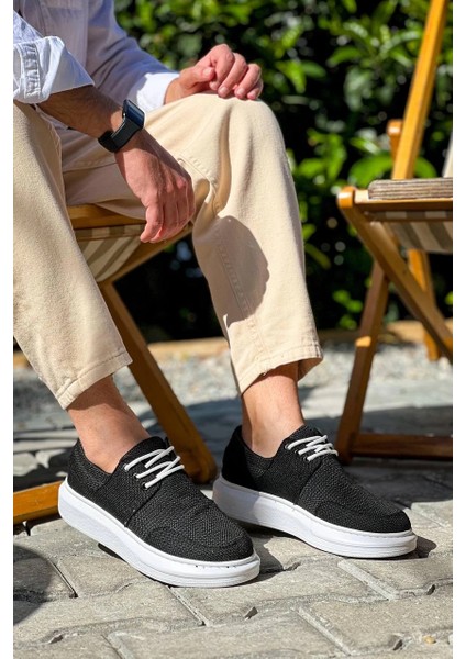 Drnds KB-042 Kuback Bağcıklı Siyah Günlük Erkek Ayakkabı (Numara: 40)