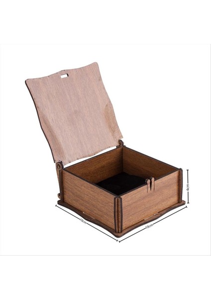 Ahşap Kelepçe Bileklik Kutusu