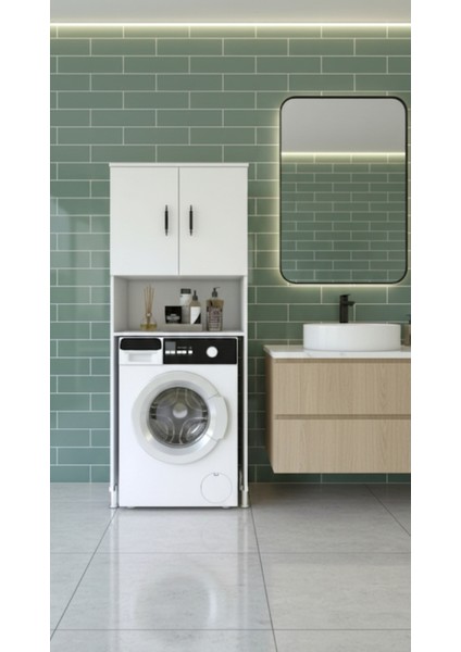 Çamaşır Makinesi Kabini. Çok Amaçlı Dolap. Kiler