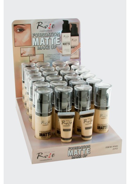 Rose Matte Şişe Fondoten fiyatları