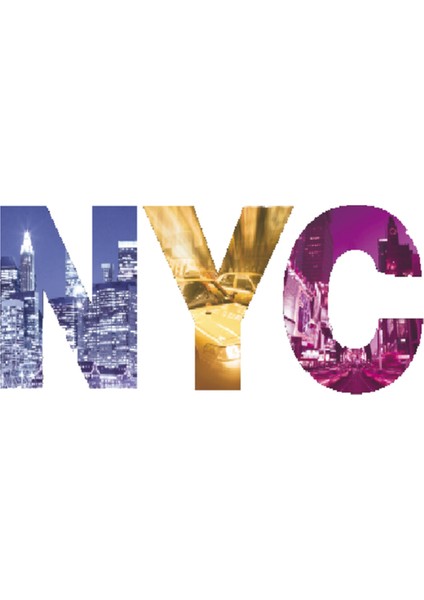 Makiteks Siyah Pamuklu Unisex Cepli Kapüşonlu Rahat Kesim New York City Nyc Baskılı Sweatshirt fiyatları