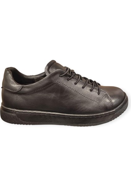 D25KA-260 Lastik Bağ Günlük Deri Kadın Ayakkabı