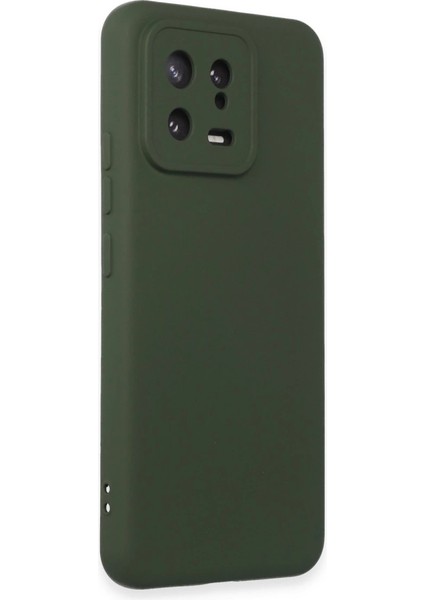 13 Kılıf Nano Içi Kadife Silikon - Koyu Yeşil fiyatları