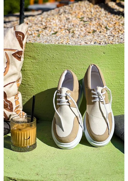 Drnds KB-042 Kuback Bağcıklı Bej Günlük Erkek Ayakkabı (Numara: 42) modelleri