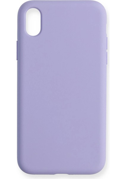 Iphone Xr Kılıf Nano Içi Kadife Silikon - Lila