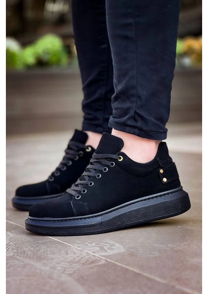 Drnds KB047 Kuback Kömür Süet Günlük Erkek Ayakkabı Siyah (Numara: 44)