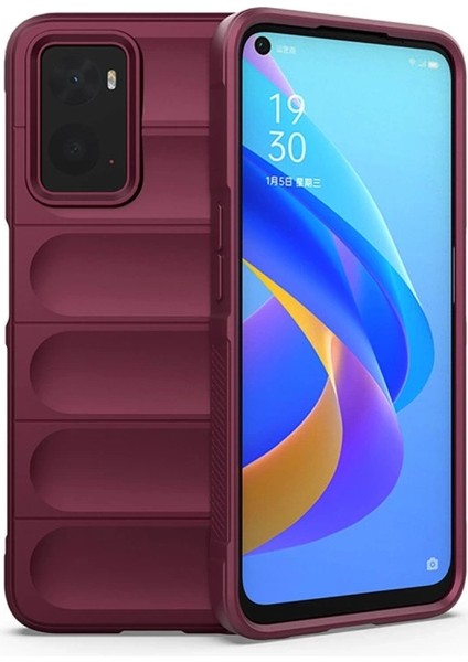 Buğz Realme 9i 4g Kılıf Optimum Silikon - Bordo