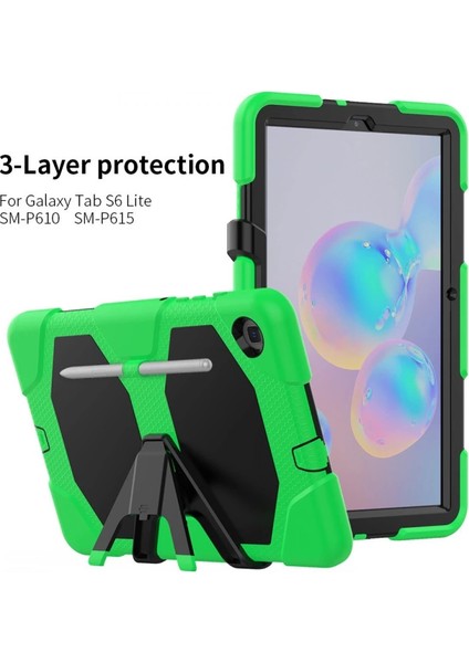 Buğz Samsung Galaxy T500 Tab A7 10.4 Kılıf Griffin Tablet Kapak - Yeşil fiyatları