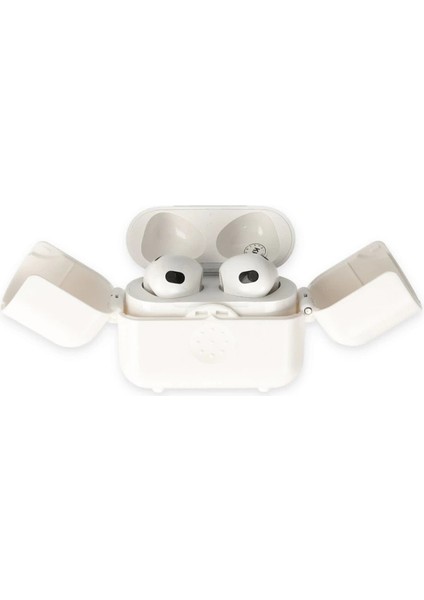 Buğz Airpods 3 (3.nesil) Basmalı Kılıf - Beyaz modelleri