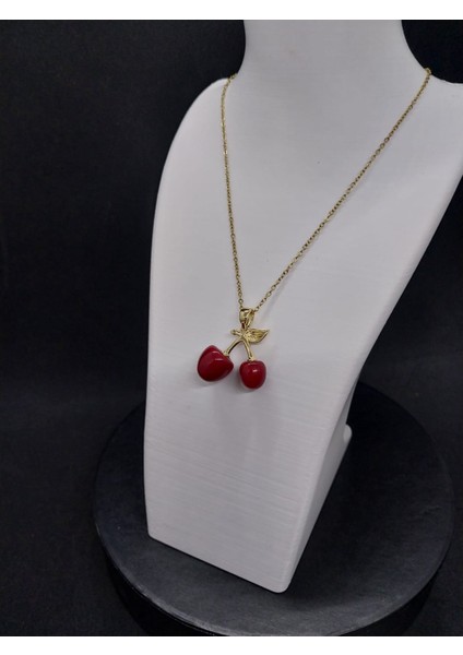 Parıltıevi Kiraz Zarafeti Kolye fırsatları