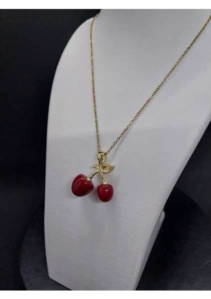 Parıltıevi Kiraz Zarafeti Kolye indirimleri