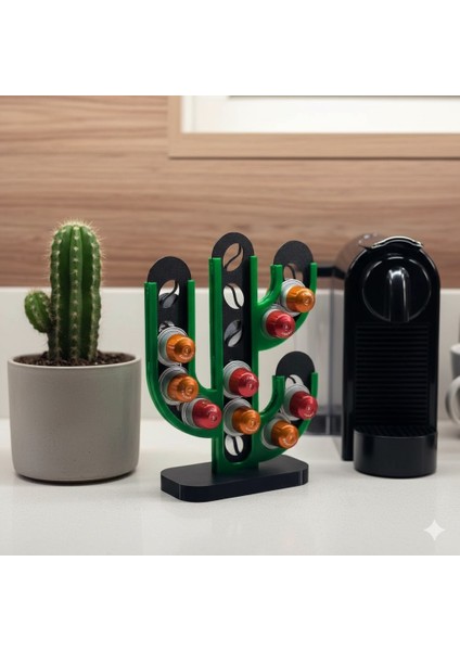 Kaktüs Stand Kahve Kapsül Uyumlu
