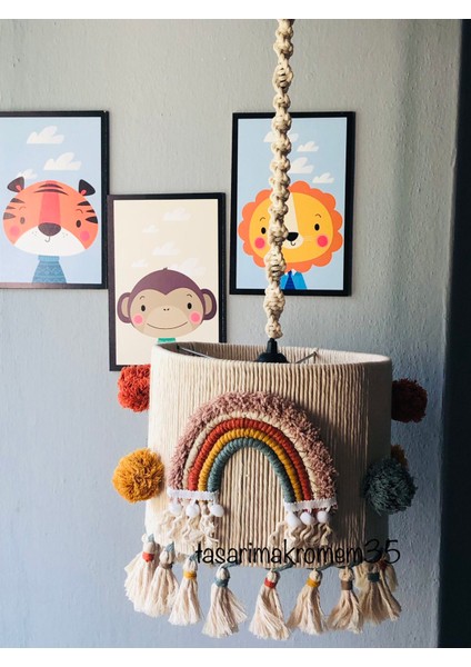 Makrome Avize Bebek Çocuk Odası Avize