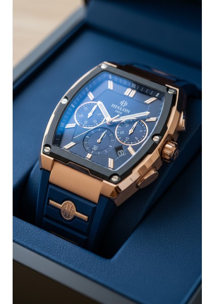 Lacivert Silikon Kordon Erkek Kol Saati MS151T-11MR