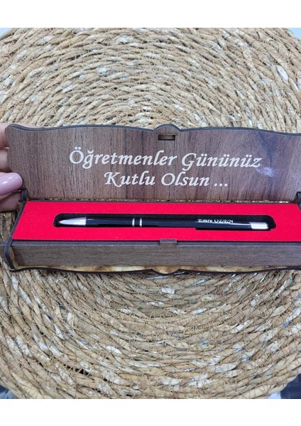 Isme Özel Ahşap Kutulu Isme Özel Kalem fırsatları