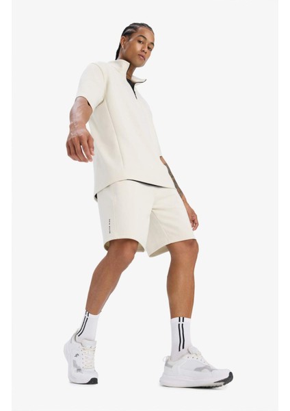 Fit Kısa Paça Skuba Dalgıç Kumaş Sporcu Şort