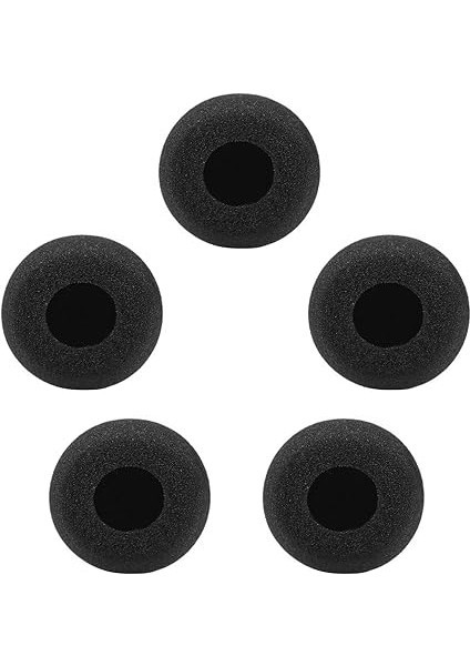 Mikrofon Rüzgarlıkları Mikrofon Köpük Kılıfları Yaka Mikrofonu Siyah, 5'li Paket Siyah D Pe modelleri