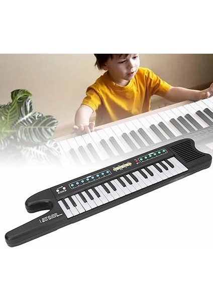 Anahtar Elektronik Mikrofon Klavye Çok Fişmancılığı Eğitim Taşınabilir Müzikal Öğrenme 37 Çocuklar Için Anahtar Piyano Klavye Abs Malzemesi 61 x 12.5 x 3,5cm Boyut Mikrofon ve fırsatları