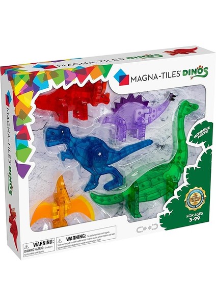 Tiles Oyuncak Dinozorlar, 5 Parça, Standart, Standart Ayakkabısı