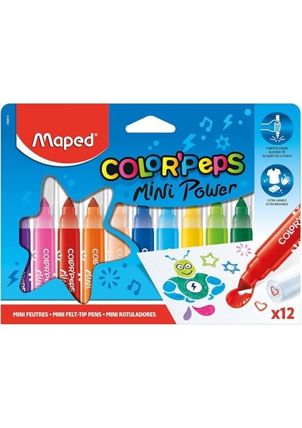 Offis ve Kırtasiye 846612 Mini Jumbo Keçeli Kalem