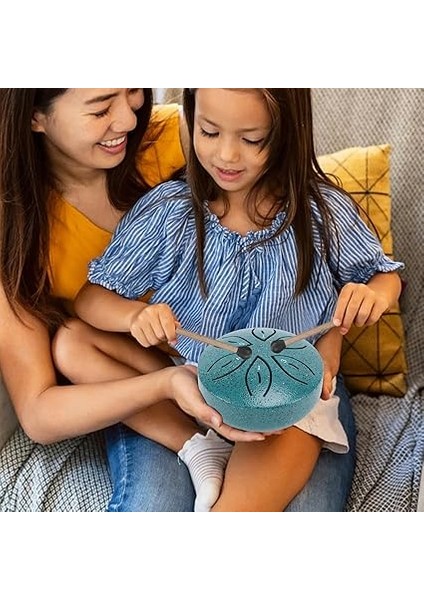 Dışarı Için Yağmur Davul, Dil Davul 3 Inç 6 Notlar Yağmur Perküsyon Enstrümanı Minyatür Çelik Dil Dış Bahçe Için (Koyu Yeşil) indirimleri