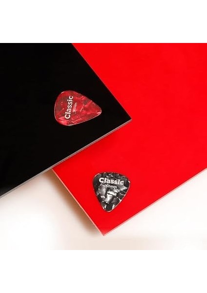 Pena - Gitar Penası - Inci Selüloit Gitar Penası - Gitar Penası - 1cap6-10 - Çeşitli, Ağır - 10 Adet fırsatları