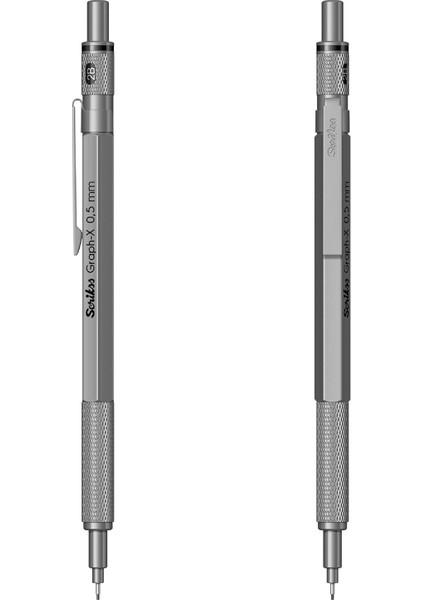 Office Graphx Mekanik Kurşun Kalem Kurşun Gri 0.5 mm
