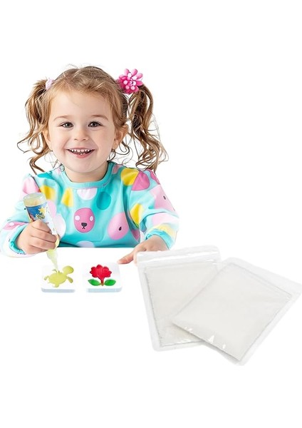 Magic Water Elf Sihirli Su Hayvanları Yedek Sihirli Toz (2 Adet) | Çocuklar Için El Yapımı Renkli Su Peri Oyuncağı Yedek Sihirli Toz, Yaratıcı Oyun Parti Hediyeleri