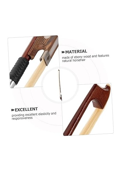 Keman Yayı Keman Aksesuarı Keman Kısmı Keman Enstrüman Parçaları Keman Yay Enstrüman Parçası Yedek Keman Pratik Keman Dengeli Yay Keman Parçaları Müzikal Yay Keman Yay Parçası Odun fırsatları