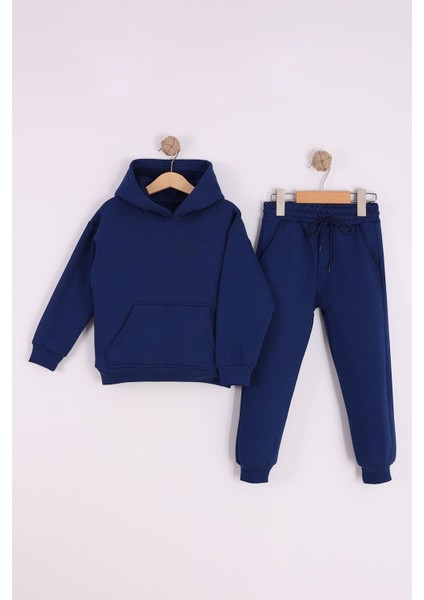 Erkek Çocuk Kalın Kapüşonlu Takım