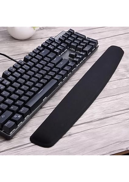 LN-2020 Bozulmaz Sünger Klavye Bileklik Pad-Kaymaz Dayanıklı Kolay Yazma, Agrı Kesici Nefes Alabilir Sünger Malzeme Ofis Ev Için Tasarlı Güçlü Kavrama Klavye Desk PAD(UZ:40CM En:5cm Yük:3cm) fırsatları
