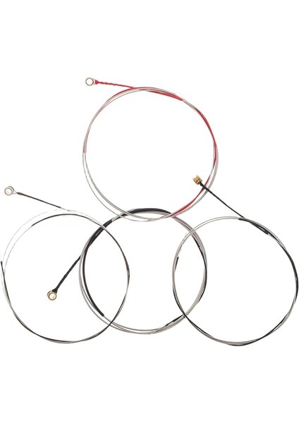 4 Adet Tel Seti Keman Tel Aksesuarları Keman Parçaları Onarımı Enstrüman Bakım Aksesuarları Enstrüman Parçaları Enstrüman Onarım Aksesuarları Enstrüman Malzemeleri Alaşım