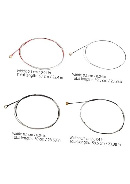 4 Adet Tel Seti Keman Tel Aksesuarları Keman Parçaları Onarımı Enstrüman Bakım Aksesuarları Enstrüman Parçaları Enstrüman Onarım Aksesuarları Enstrüman Malzemeleri Alaşım fiyatları