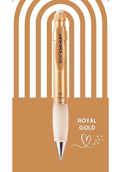 Deep Mek. Kursun Klm 07MM Metalık Asıl Altın fırsatları