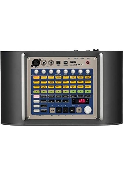 Stageman 80 80 W Taşınabilir Stereo Hoparlör Siyah - Taşınabilir Hoparlör (80 W, 4 Ohm, Kablolu, Taşınabilir Stereo Hoparlör, Siyah, Led)