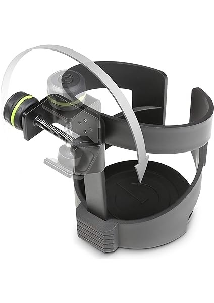 Gmadrınkl "ma Drınk L" Mikrofon Standı Için Büyük Içecek Tutucu, Siyah fırsatları