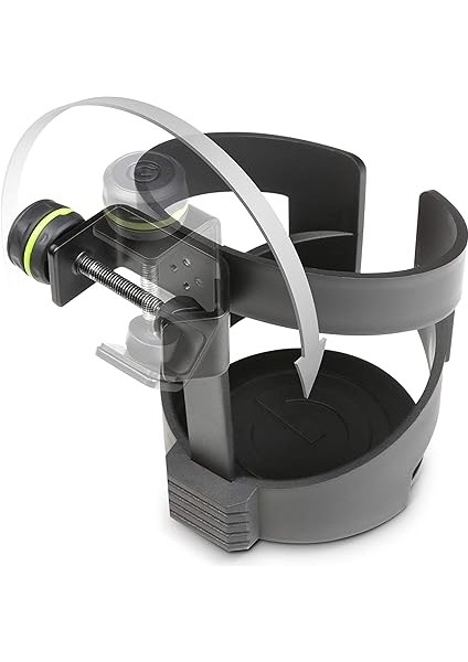 Gmadrınkl "ma Drınk L" Mikrofon Standı Için Büyük Içecek Tutucu, Siyah indirimleri