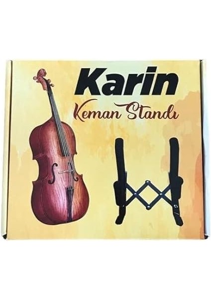 Müzik Karin Keman Standı Ukulele Standı Violin Stand Akordiyon Yapısı ile Katlanabilir Portatiftir By My Yonca fiyatları