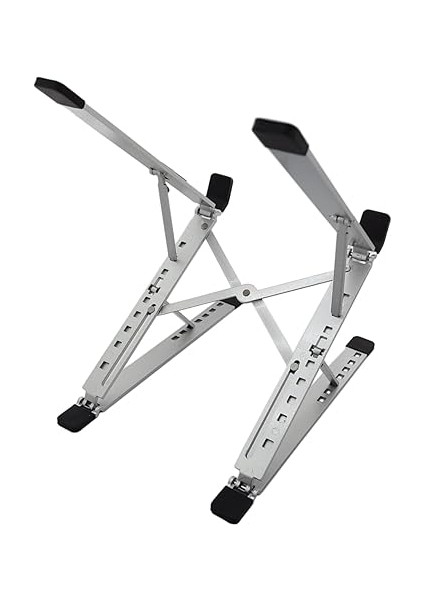 Kaliteli Tok Alüminyum Dizüstü Bilgisayar Notebook Standı Yüksekliği Ayarlanabilir 30CM Maksimum Yükseklik Stand Taşınabilir Yükseltici MacBook Uyumlu Tüm Dizüstü Bilgisayar 10-16 Inç N8 fırsatları