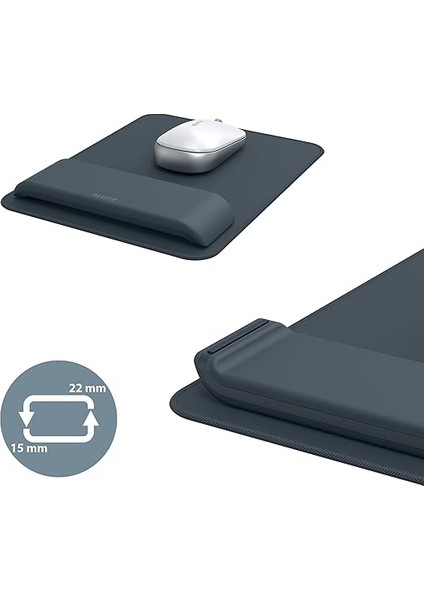 Ergo Ayarlanabilir Bilek Desteğine Sahip Mouse Pad, 65170089, Bilek Desteği ve Mouse Altlığı fırsatları