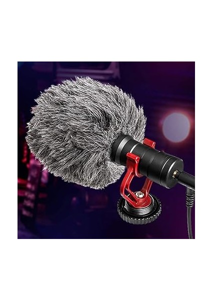 Mikrofon Deadcat Ön Cam, Mikrofon Tüylü Ön Cam Muff Pop Filtre Kapağı, Rode Videomic Go Kamera Için Deadcat Mikrofon Ön Cam Kürk Filtresi Mikrofon, Boya Bymm1 Mikrofon Için modelleri