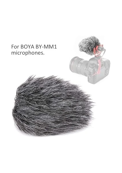 Mikrofon Deadcat Ön Cam, Mikrofon Tüylü Ön Cam Muff Pop Filtre Kapağı, Rode Videomic Go Kamera Için Deadcat Mikrofon Ön Cam Kürk Filtresi Mikrofon, Boya Bymm1 Mikrofon Için indirimleri