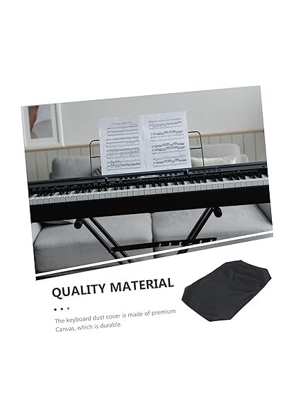 Elektronik Piyano Kılıfı 61 Tuşlu Klavye Toz Geçirmez Suya Dayanıklı Tuval Basit Stil Enstrümanınızı Korur modelleri