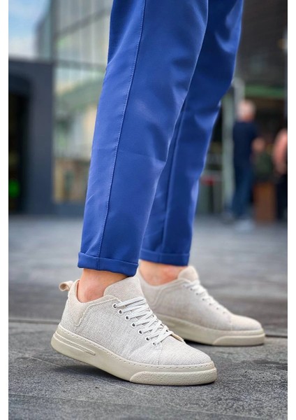 Drnds KB-X204 Kuback Bej Keten Bej Yüksek Taban Günlük Erkek Spor Ayakkabı (Numara: 43) fırsatları